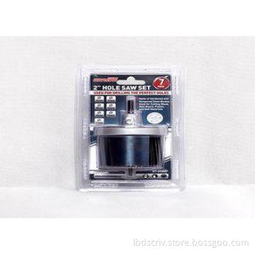 wood / plastic 2" 7PC High Carbon Steel Hole Saw 26mm 32mm